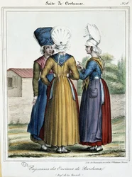 Peasants of Bordeaux - Lithography