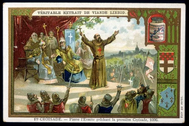 Peter the Hermit preaching the 1st Crusade