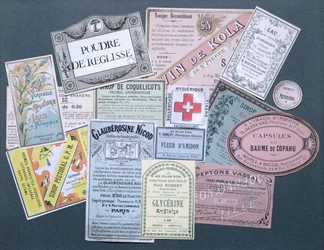 Pharmaceutical Labels, late nineteenth & early twentieth century