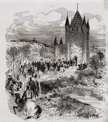 Philippe le Bel, not believing himself safe, came to seek refuge at the Temple Tower - in 