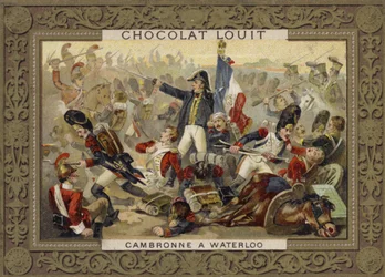 Pierre Cambronne at the Battle of Waterloo, 1815