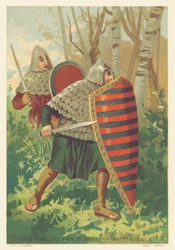 Infantryman in the 8th century