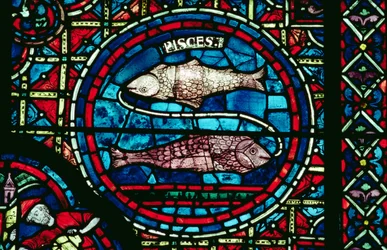 Pisces, from the zodiac window