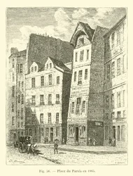 Place du Parvis in 1865