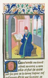 Plato, from Histoire des Philosophes, late 15th century