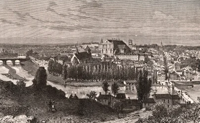 Poitiers - engraving in 
