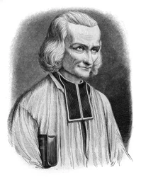 Portrait of Abbe Jean Marie Vianney, known as the Cure d