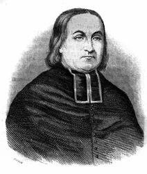 Portrait of Abbe Theodore Combalot, French churchman