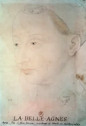 Portrait of Agnes Sorel (1422-1450)
