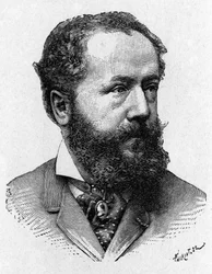 Portrait of Albert Tissandier, Brother of Gaston Tissandier, French Aeronaut - in Album of Science; Illustrious Scientists; Great Discoveries 1896