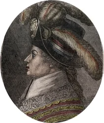Portrait of Barthelemy Francois Marie (Marquis) (1747-1830) - engraving in Nouvelle Nationale Encyclopedie by Maurice La Charest - 1870
