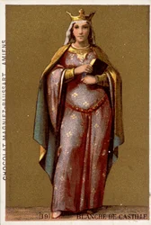Portrait of Blanche de Castille, Queen of France (1188-1252)