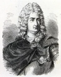 Portrait of Charles François Du Fay (1698 - 1739), French chemist and physicist - in Album of Science; illustrious scientists; Great discoveries 1896