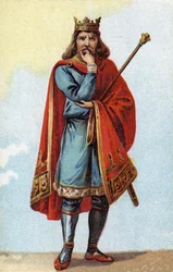 Portrait of Childeric II, King of the Franks (670-673)