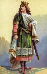 Portrait of Clotaire III, King of the Francs (652-673)