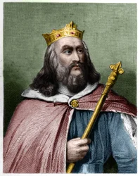 Portrait of Clotaire II, King of Neustria and King of the Francs - in 