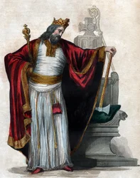 Portrait of Clovis I (466-511), King of the Franks