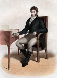 Portrait of Etienne Nicolas Mehul, French composer