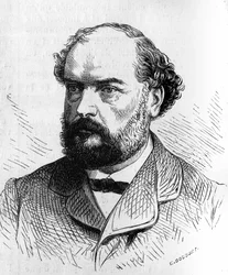 Portrait of Francois Desire Bancel (1822-1871), French politician (engraving in Le Monde Illustré)
