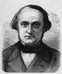 Portrait of François-Clément Sauvage (1812 - 1872), French Engineer and Administrator - in Album of Science; Illustrious Scientists; Great Discoveries 1896