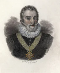 Portrait of Henry IV (1553-1610), King of France and Navarre. In 