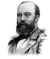 Portrait of Jean Marie Ferdinand Sarrien (1840-1915), French politician. Engraving in Le Monde Illustre, January 16
