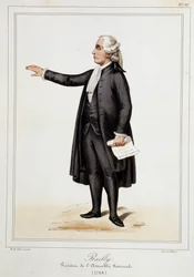 Portrait of Jean Sylvain Bailly - in 