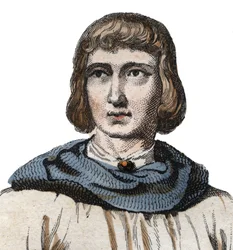 Portrait of Jean de Joinville (1225-1317), chronicler of medieval France