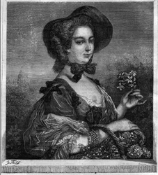 Portrait of Jeanne Antoinette Poisson, Marquise of Pompadour (known as Madame de Pompadour)