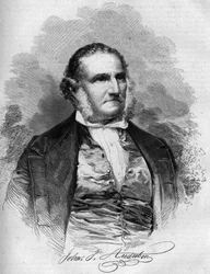 Portrait of John James Audubon (1780-1851), American ornithologist