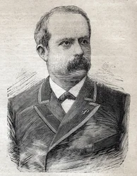 Portrait of Louis Lepine, prefect of Paris, in Le Petit Parisien on 23/07/1893 (engraving)