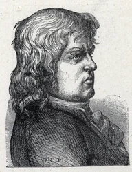Portrait of Marc Guillaume Alexis Vadier (1736-1828), French revolutionary politician. Engraving from 1889. Private collection