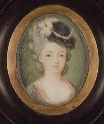 Portrait of Marie Adrienne Francoise de Noailles, Marquise de la Fayette