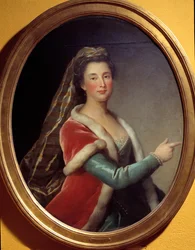 Portrait of Marie Desmares La Champmesle