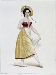Portrait of Miss Noblet in the Ballet of the Assumed Peasant