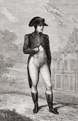 Portrait of Napoleon Bonaparte, from Histoire de la Revolution Francaise by Louis Blanc