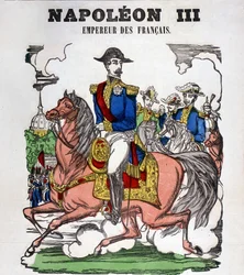 Portrait of Napoleon III. Image of Epinal