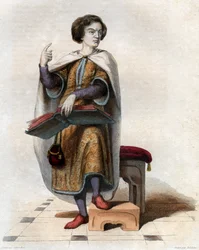 Portrait of Peter Abelard (1079-1142), French scholastic philosopher, theologian and logician