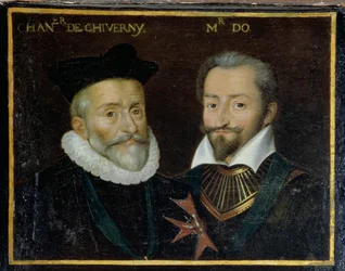 Portrait of Philippe Hurault Count of Cheverny and Francois Marquis of O