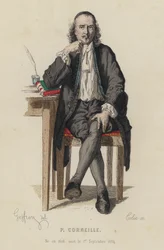 Portrait of Pierre Corneille, French dramatist