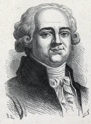 Portrait of Pierre Louis Manuel, French politician (1751-1793), deputy of the Seine at the National Convention. Engraving from 1889. Private collection.