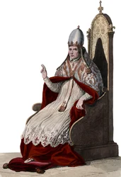 Portrait of Pope Sylvester II (c. 938-1003)