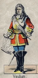 Portrait of Vauban Sebastien the Prestre, Marshal of France (Image of Epinal)