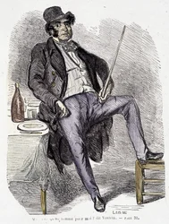 Portrait of Vautrin (Character Inspired by Vidocq) - in Splendors and Miseries of Courtesans by Balzac