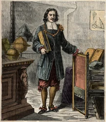 Portrait of Otto von Guericke, German engineer and physicist