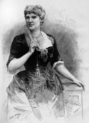 Portrait of the Swedish soprano Christine Nilsson (1843-1921)