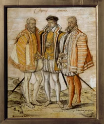 Portrait of the Three Brothers Coligny