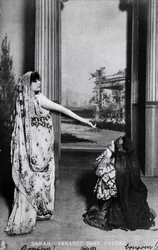 Postcard Depicting Sarah Bernhardt in Phedre