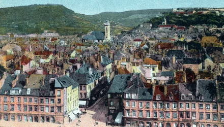 Postcard of the View from Madeleine Tower, Besancon, c. 1930