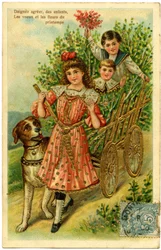 Postcard, please accept, children